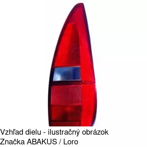Zadné svetlo POLCAR 6036881V