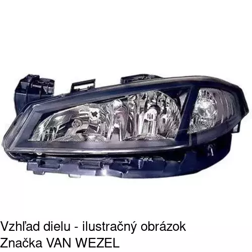 Hlavný reflektor 603809-E /POLCAR/ - obr. 3