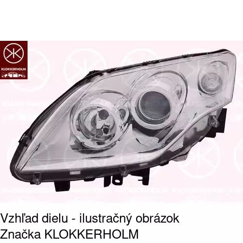 Hlavný reflektor 6039090E /POLCAR/ - obr. 1