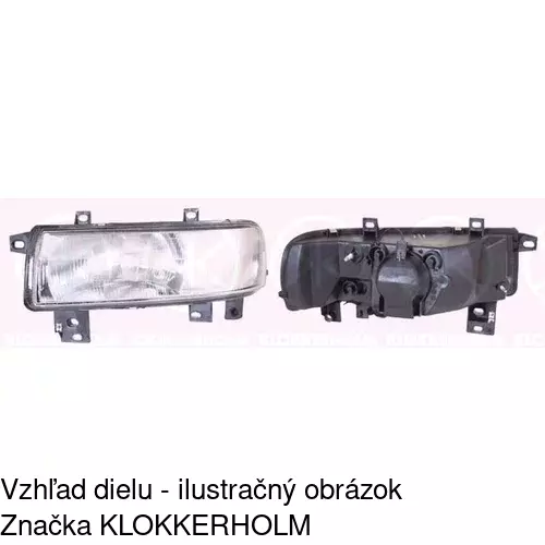 Hlavný reflektor 6041101C /POLCAR/ - obr. 1