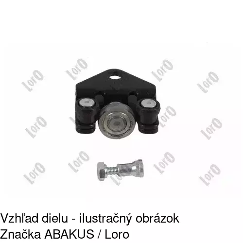 Vozík - kolieska pant posuvných dverí 6041Z-71 /POLCAR/ - obr. 1