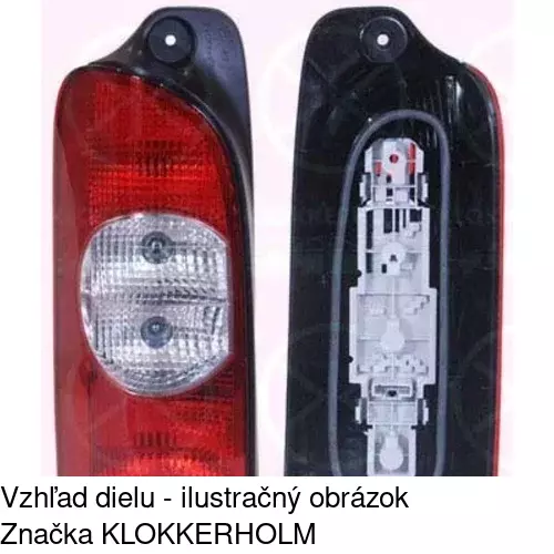 Zadné svetlo 604287-E /POLCAR/ - obr. 2