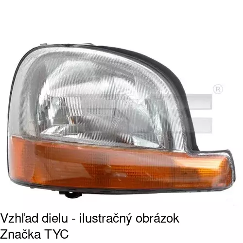 Hlavný reflektor POLCAR 606010-E