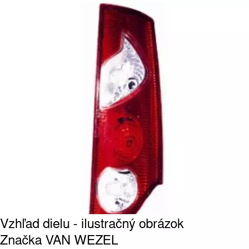 Zadné svetlo 6062882 /POLCAR/ - obr. 4