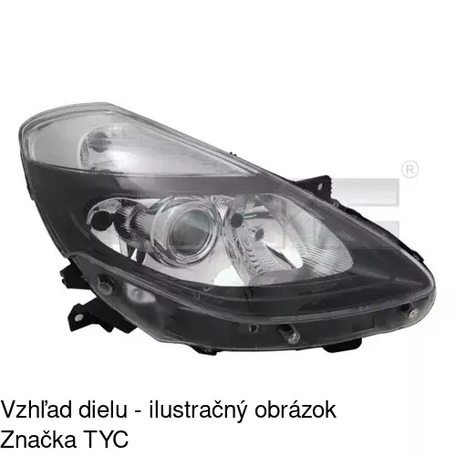 Hlavný reflektor 6064102E /POLCAR/ - obr. 1
