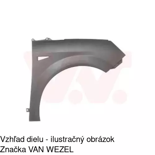 Predný blatník 607102-1 /POLCAR/ - obr. 1