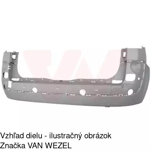 Zadný nárazník 607196-J /POLCAR/ - obr. 1