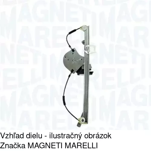 Elektrický mechanizmus okna dverí 6071PSE2 /POLCAR/ - obr. 3