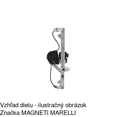Elektrický mechanizmus okna dverí 6071PSE3 /POLCAR/ - obr. 5