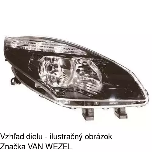Hlavný reflektor 607310-V /POLCAR/ - obr. 5