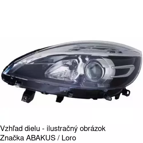Hlavný reflektor 6073105E /POLCAR/ - obr. 4
