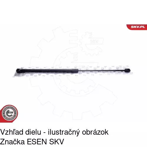 Plynová pružina 6080AB /POLCAR/ - obr. 4