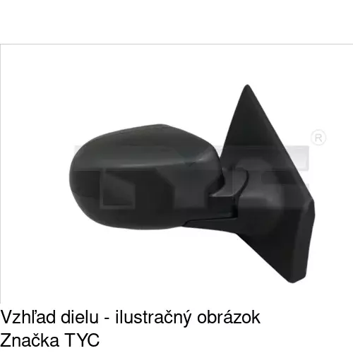 Rám vonkajšieho zrkadla 60A154TM /POLCAR/ - obr. 1