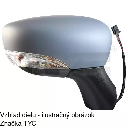 Rám vonkajšieho zrkadla 60B154PM /POLCAR/ - obr. 3