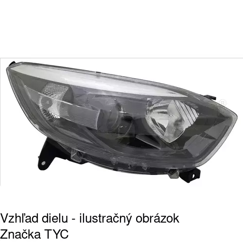 Hlavný reflektor POLCAR 60L109-U