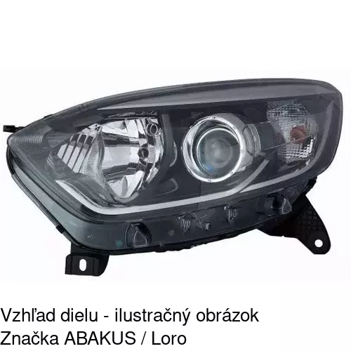 Hlavný reflektor 60L1091U /POLCAR/ - obr. 3