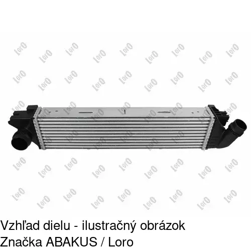 Chladiče vzduchu (Intercoolery) 60N2J81X /POLCAR/ - obr. 2