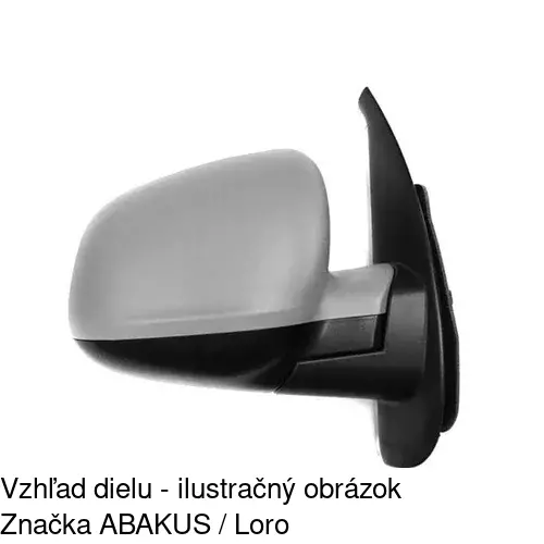 Vonkajšie zrkadlo 60U1525M /POLCAR/ - obr. 4