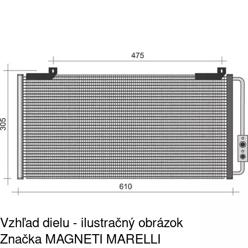Chladiče klimatizácie POLCAR 6319K8C1S
