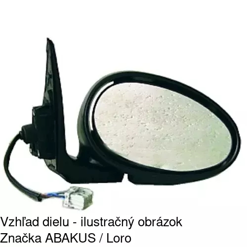 Vonkajšie zrkadlo 6345524E /POLCAR/ - obr. 1