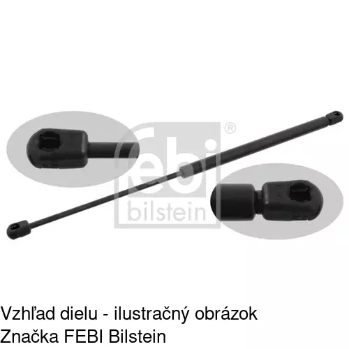 Plynová pružina 6520AS /POLCAR/ - obr. 2