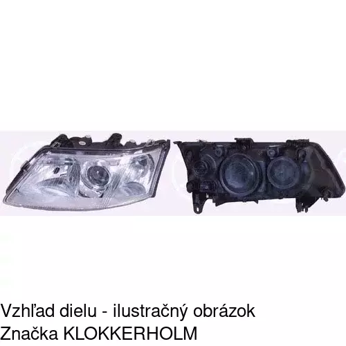 Hlavný reflektor 6530090E /POLCAR/ - obr. 2
