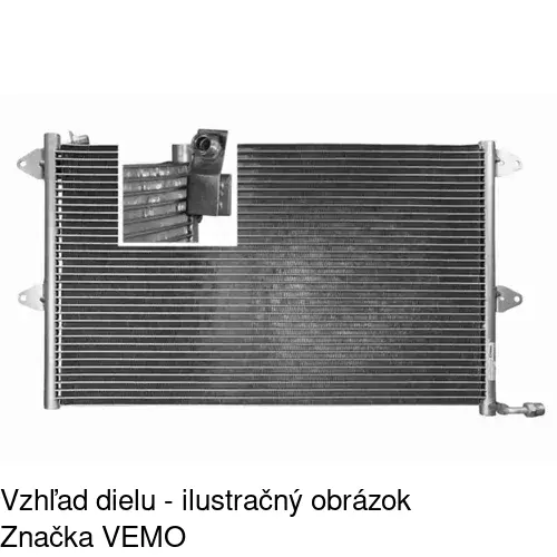 Chladiče klimatizácie 6713K8C2S /POLCAR/ - obr. 2