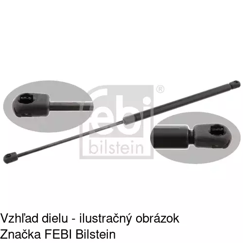 Plynová pružina 6722AS /POLCAR/ - obr. 1
