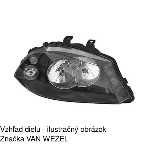 Hlavný reflektor 673010-V /POLCAR/ - obr. 5