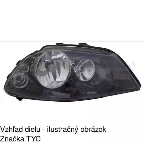 Hlavný reflektor POLCAR 6731103V