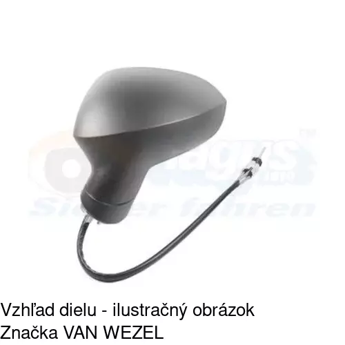 Vonkajšie zrkadlo 6732511M /POLCAR/ - obr. 4