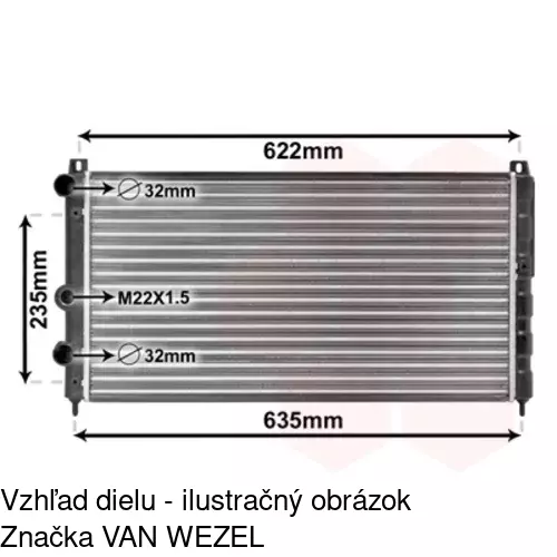 Chladiče vody 691008-3 /POLCAR/ - obr. 3