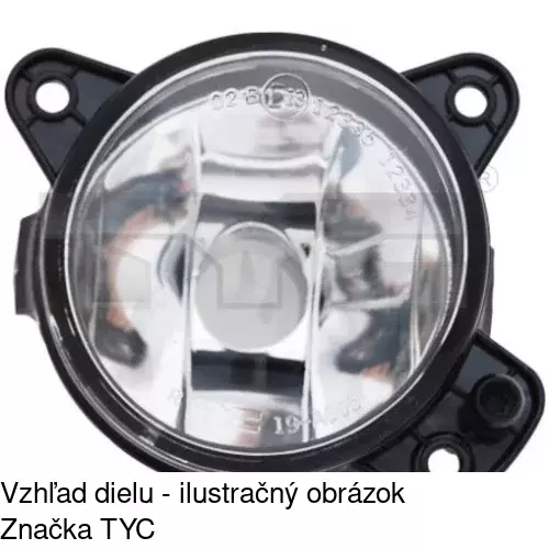 Hmlové svetlo - predné 691430-E /POLCAR/ - obr. 3