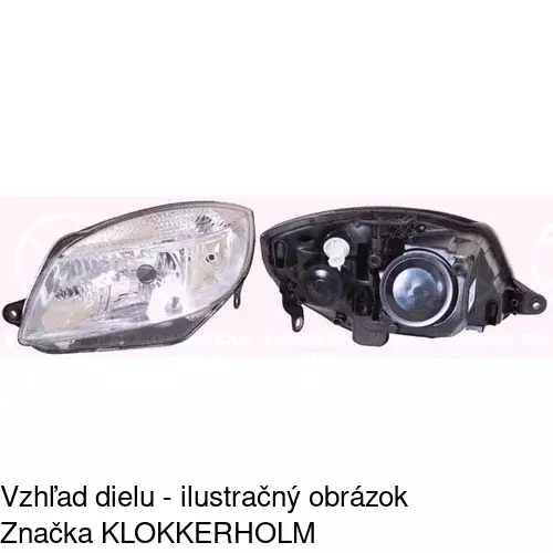 Hlavný reflektor 6915100E /POLCAR/ - obr. 2