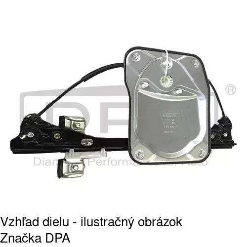 Mechanizmus sťahovania okna elektrický bez motora 6915PSG1 /POLCAR/ - obr. 4