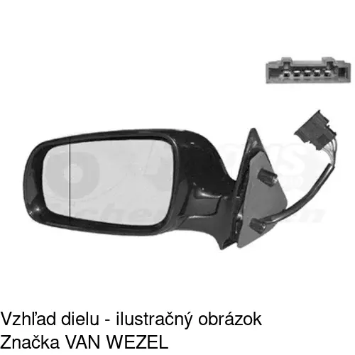 Vonkajšie zrkadlo 6920514M /POLCAR/ - obr. 4