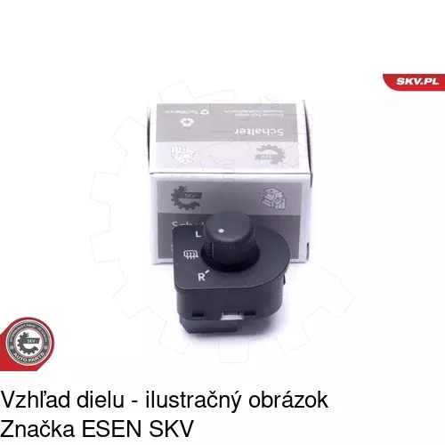Kontakt regulácie zrkadiel 6920P-60 /POLCAR/ - obr. 3
