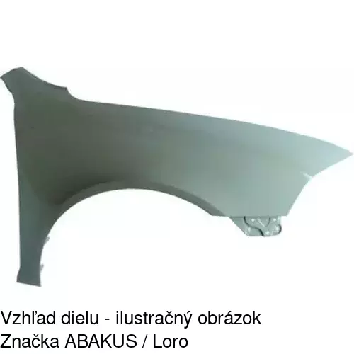 Predný blatník 692201 /POLCAR/ - obr. 2