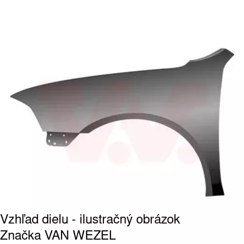 Predný blatník 692201 /POLCAR/ - obr. 3