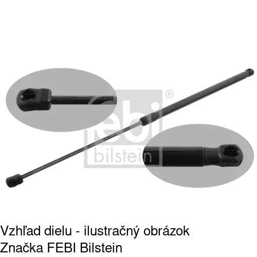 Plynová pružina 6926AS /POLCAR/ - obr. 1