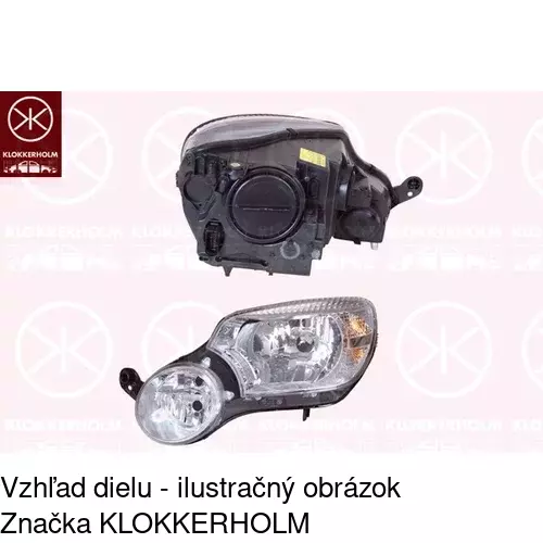 Hlavný reflektor 6935093E /POLCAR/ - obr. 1