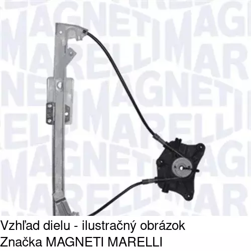 Mechanizmus sťahovania okna elektrický bez motora 6935PSG3E /POLCAR/ - obr. 1
