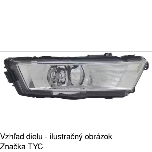 Hmlové svetlo - predné POLCAR 69B130-E