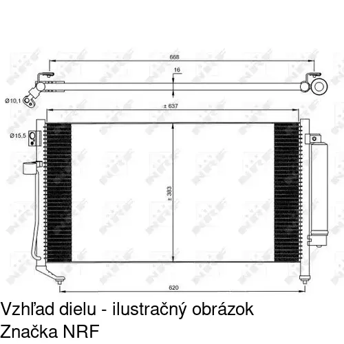 Chladiče klimatizácie POLCAR 7241K82K