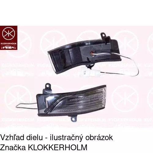 Vonkajšie spätné zrkadlo vľavo 72L1195E /POLCAR/ - obr. 1