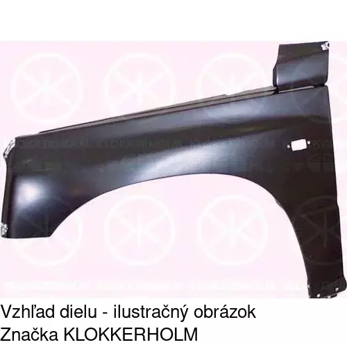 Predný blatník 740302 /POLCAR/