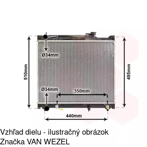 Chladiče vody 7404083K /POLCAR/ - obr. 1
