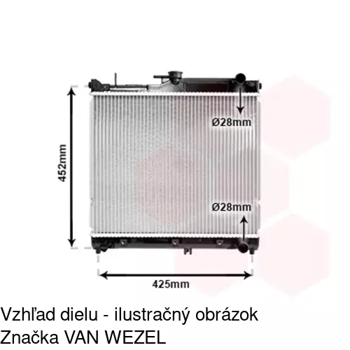 Chladiče vody 7409081K /POLCAR/ - obr. 2