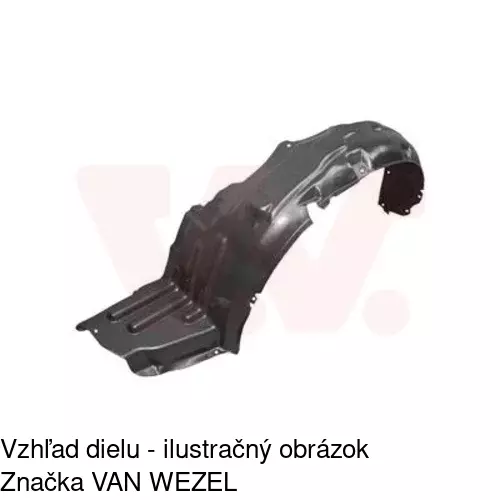 Podblatník (plast) 7414FL1T /POLCAR/
