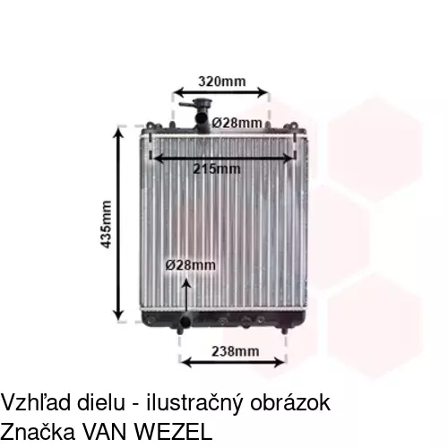 Chladiče vody 741908-1 /POLCAR/ - obr. 1